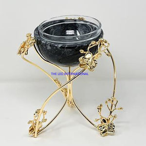 Tazón de Seis Compartimentos con Asa, de Acero Inoxidable y Latón, Estilo Americano, para Cocina, Restaurante, Fiestas - Product Image 5