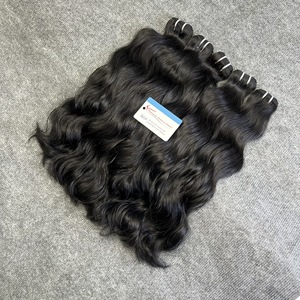 Flash venta máquina ondulada natural trama de pelo crudo vietnamita extensiones de cabello humano SDD listo para enviar al por mayor - Product Image 5