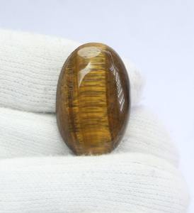 100% ธรรมชาติจริง Tiger Eye คริสตัลแท้ปรับเทียบขนาดรูปไข่ Cut รูปร่างอัญมณีสําหรับเครื่องประดับทําใช้ขายจํานวนมาก - Product Image 1