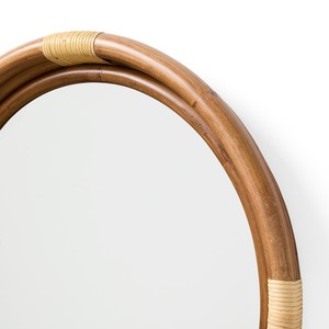 Artisan <b>Rattan</b> Decorative Wall <b>Mirror</b> Eco Friendly Sustainable Material Great For Bulk Order Wholesale Home Decoration Projects - Product Image 2