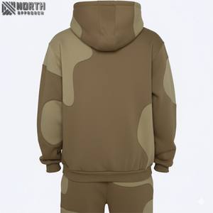 Sweat à capuche zippé surdimensionné unisexe de qualité supérieure-Polaire lourde, veste Streetwear décontractée, sweat à capuche doux et chaud avec poches avant - Product Image 1