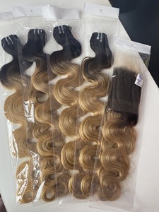 <b>Top</b> Ranking Unprocessed vietnamese human hair Body Wave texture Hair Bundles For <b>black</b> women - Product Image 4