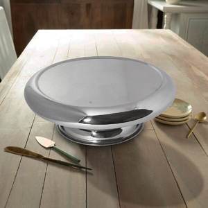<b>Mirror</b> Polished Metal Luminous Cake <b>Stand</b> for Dessert Cup Cake and Other Snack Serving <b>Stand</b> <b>Table</b> Decor Centerpiece at Low Rate - Product Image 3