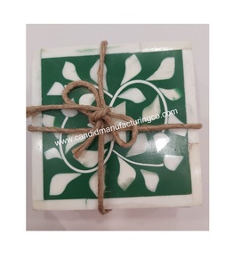 Posavasos de taza con incrustaciones de hueso de diseñador de alta calidad/esteras y almohadillas última fabricación al por mayor - Product Image 2