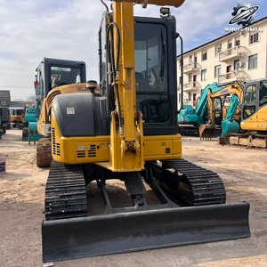 Mini-excavatrice sur chenilles Komatsu PC55MR d'occasion, 5,5 tonnes, godet de 0,2 m³, marque japonaise d'origine, faible nombre d'heures, certifiée CE - Product Image 4