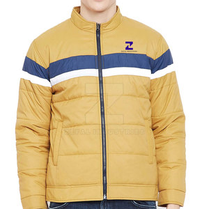 Chaqueta acolchada para hombre de bajo precio 2025 Diseño único Contraste de color Chaqueta de invierno para hombre para venta en línea - Product Image 1