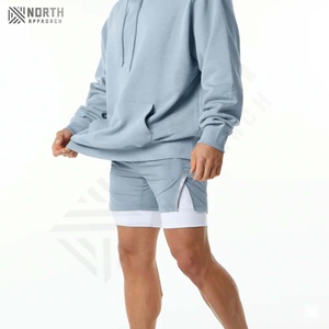 Pantalones Cortos Deportivos Casuales de Verano para Hombre, de Secado Rápido, de Lona, de Color Sólido, con Cintura Elástica, de Alta Calidad y Personalizables - Product Image 2