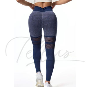 Leggings pour femmes, style tendance, respirants, de haute qualité, en élasthanne/nylon, longueur cheville - Product Image 2