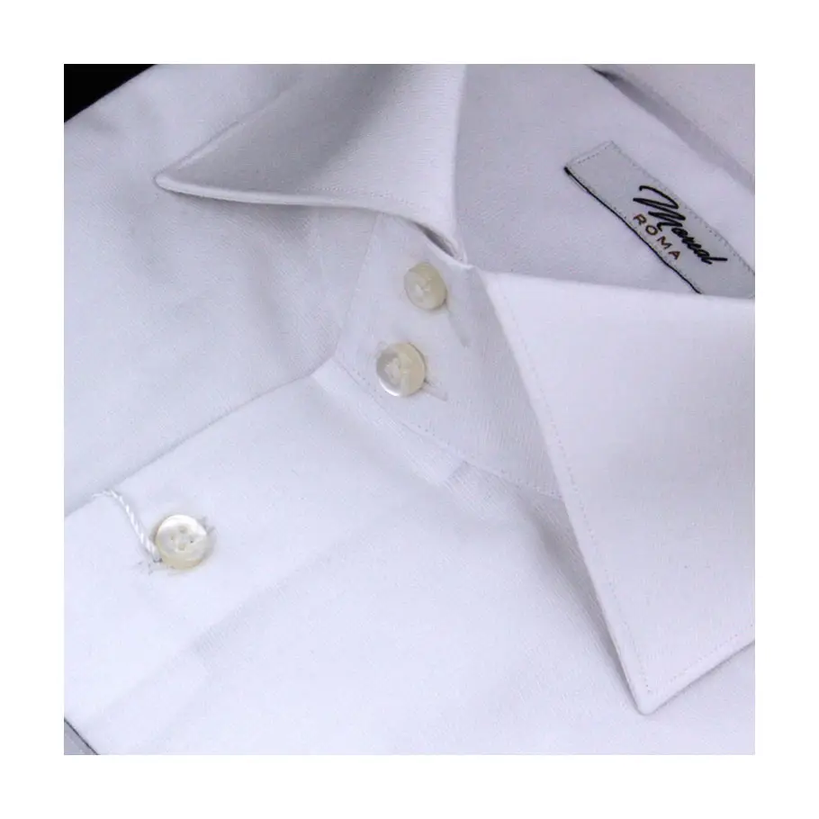 Top quality white dress shirt camisa Made in Italy Handcrafted Italian casual shirts since 1954 young people shirt sportf