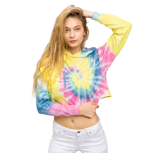 Hoodies d'hiver pour femmes de haute qualité, coupe courte, en polaire, manches longues, taille et couleur personnalisables, logo personnalisé sur le devant - Product Image 1
