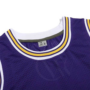 Venta al por Mayor Directa de Fábrica, Conjuntos de Camisetas de Baloncesto Unisex para Adultos Más Populares, Transpirables, de Secado Rápido, 100% Poliéster, con Logotipo Personalizado - Product Image 3