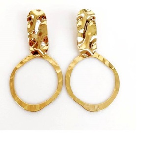 2020 Canada mode femmes USA botanique fleur boucles d'oreilles bijoux élégant deux tons tempérament en gros indien automne bijoux - Product Image 1