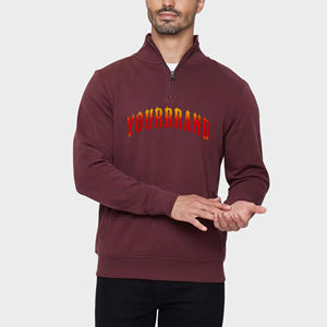 2025 nuevo peso pesado quater cremallera hombre sudadera de gran tamaño de manga larga suelta PRIMAVERA/otoño ropa casual sudaderas para hombres - Product Image 4