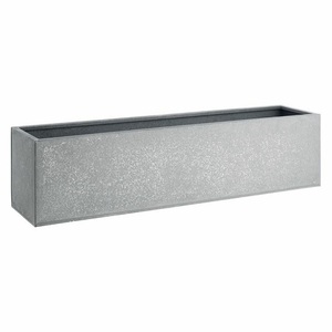 Maceta de flores galvanizada de hierro con forma rectangular, hogar y jardín para decoración de forma ovalada, maceta de flores hecha a mano personalizada - Product Image 1