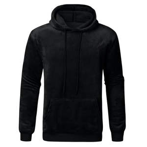 Best Selling Trending Heavyweight Pullover Velour <b>Hoodies</b> Men Thick Custom Comfortable <b>Velvet</b> <b>Hoodies</b> - Product Image 1
