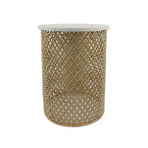 Color dorado para el hogar y la boda Forma redonda Vela de metal de tamaño mediano Votiva en decoración de mesa personalizada - Product Image 3