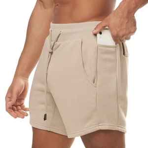 Shorts de sport basiques en maille avec logo personnalisé imprimé pour hommes, confort, taille élastique, shorts en maille par sublimation - Product Image 4