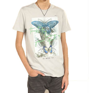 Camiseta de Hombre Más Vendida, Color Personalizado, Estilo Casual, Alta Calidad, 220 Gramos, Estampado en Lona, Camisetas de Hombre - Product Image 1