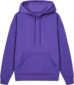 Sweat à capuche surdimensionné pour femmes OEM vente en gros pull-over sweat-shirt Logo personnalisé à manches longues décontracté polaire usine directe - Product Image 1