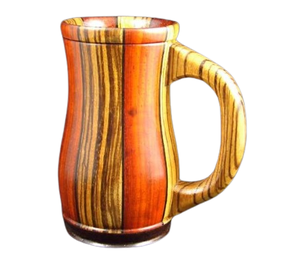 Tasse en bois faite à la main de style américain la plus vendue avec poignée design verres en bois naturel pour thé et café vente à l'exportation - Product Image 6