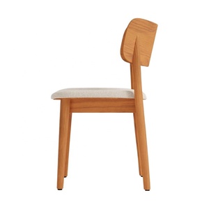 การออกแบบล่าสุดของเฟอร์นิเจอร์เก้าอี้ไม้สำหรับร้านอาหารแบบมินิมอลโซลูชันที่นั่งที่สวยงามและแข็งแรงพร้อมที่นั่งโฟมนุ่ม - Product Image 4