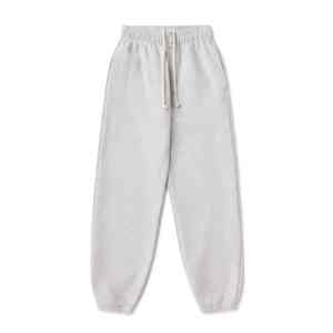 กางเกงวอร์มลำลองวิ่งวินเทจสตรีทแวร์ขนแกะขั้วโลกซักได้พร้อมเอฟเฟกต์ล้างกรดระบายอากาศได้ดีดีไซน์ขาตรง - Product Image 1