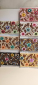 Elegant Sexy Colorful Floral Embroidered Tulle Lace Trim Clothing Home Textiles DIY Crafts <b>Weddings</b>-<b>for</b> Shoes <b>Hats</b> Applique - Product Image 4