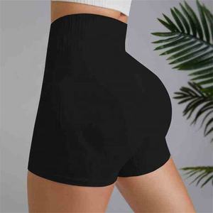 Venta caliente pantalones cortos de yoga sin costuras personalizados pantalones cortos de motorista transpirables pantalones cortos de Yoga de cintura alta Leggings para mujeres 2025 - Product Image 3