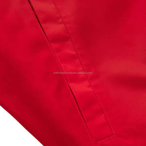 Venta al por mayor rojo negro elegante ligero transpirable satén chaquetas de los hombres ideales para Casual y Streetwear pedido al por mayor - Product Image 5