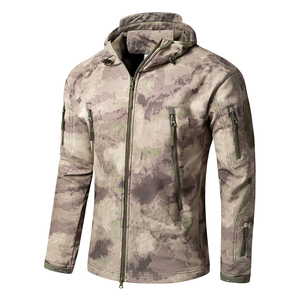 Veste de chasse imperméable coupe-vent respirante en softshell unisexe avec doublure en polaire thermique pour l'hiver, évacuation de l'humidité - Product Image 3