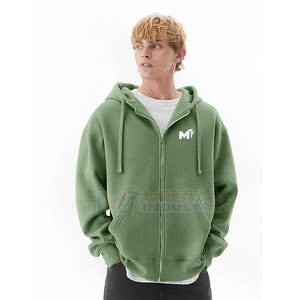 Sweat à capuche oversize avec fermeture éclair, confortable et décontracté, streetwear pour hommes et femmes, sweat à capuche oversize unisexe avec fermeture éclair - Product Image 1
