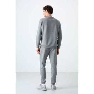 Ensemble de survêtement décontracté respirant en molleton mélangé pour homme Andy Grey 85190 - Product Image 2