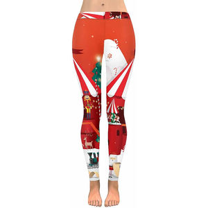 Diseño de sublimación Mujeres Fitness Legging Cintura media Malla transpirable Spandex Poliéster Personalizable Venta caliente para damas - Product Image 3