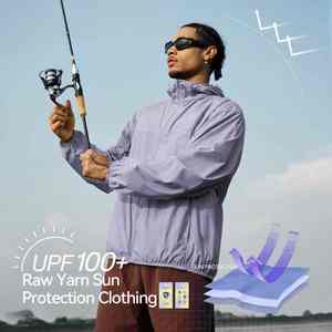 QUICKSHOW Camouflage Enduit Printemps En Plein Air Soleil Protéger Léger Pêche UPF100 Randonnée Activewear Veste Unisexe - Product Image 5