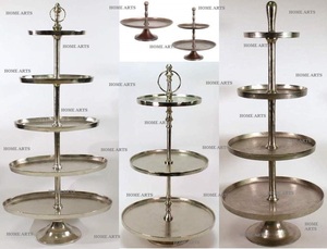 Soporte de acero inoxidable de 4 niveles para pasteles, tamaño personalizado, forma redonda, soporte de exhibición de pasteles al precio más bajo - Product Image 4