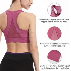 Soutien-gorge de fitness pour femmes taille personnalisée soutien-gorge de fitness confortable et facile à porter disponible en stock - Product Image 3
