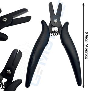 Pinzas Cortadoras de Queratina de Acero Inoxidable, Herramienta de Eliminación de Extensiones de Cabello, Cortador de Microenlaces, Agarre Antideslizante, Herramienta Profesional - Product Image 3