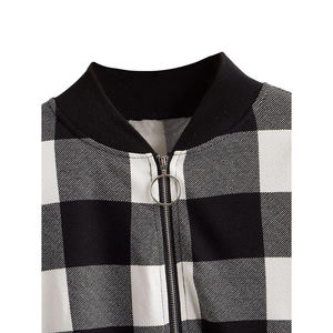 Unisex Winter Puffer Coat with Stand Collar 100% Polyester Printed Bomber Jacket Custom Logo StreetWear for Men Black Color - Product Image 3