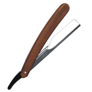 Meilleur rasoir droit professionnel en acier inoxydable pour barbier, lame de rasoir remplaçable, outil de rasage - Product Image 5