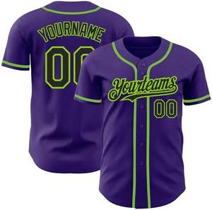 Nouveau maillot de baseball violet-Chemises de baseball personnalisées pour hommes et femmes - Product Image 1