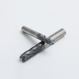 Fraise à bout en carbure de tungstène HRC55 avec revêtement TiN, 4 flûtes, fraiseuse CNC, ODM OEM, fraise à bout personnalisée pour l'acier et la fonte - Product Image 4