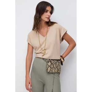 Camiseta de Algodón 100% para Mujer, Corte Ajustado y Holgado, Estilo Casual de Verano, Tallas XS-5XL, Transpirable, con Patrón 3D - Product Image 2