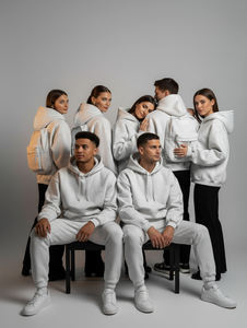 Sudadera con capucha y cremallera de gran tamaño con diseño de bolsillo y mochila personalizada para hombre, ropa de calle única personalizada, sudaderas con capucha para hombre - Product Image 6