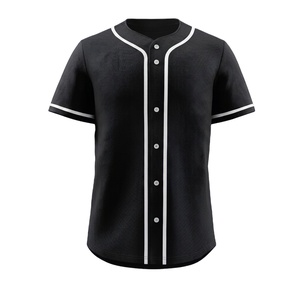 เสื้อเบสบอลชายแบบใหม่ สกรีนชื่อทีมได้ น้ำหนักเบา ระบายอากาศดี เป็นมิตรกับสิ่งแวดล้อม พิมพ์ลายด้านหน้า แขนสั้น ป้องกันแบคทีเรีย - Product Image 1