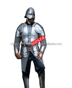 Viking Norman Armor Suit German Full <b>Body</b> Armour Suit Knight Battle Warrior 18 Gauge Steel Dreki Set Chainmail Not Included - Product Image 1