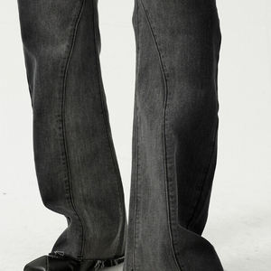 Wholesale Flare Joggers Track Pants Custom Loose Flare Sweat Pants <b>Men</b> Wide Leg <b>Trouser</b> Stacked <b>Flared</b> Sweatpants <b>Men</b> - Product Image 6