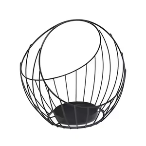 Elegant Home Decorative Metal Wire Lantern Styles Iron Candle Holder Table <b>Top</b> Lantern by decor impex - Product Image 2