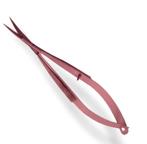 Tijeras Ergonómicas para Cutículas de Uñas, Hechas de Acero Inoxidable, Hoja Recta Fina y Afilada, Fácil de Sostener, Mango Suave - Product Image 1