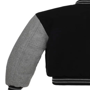 Bomber universitaire léger et personnalisé de bonne qualité en satin et coton polaire avec fermeture éclair imperméable fabriqué au Pakistan - Product Image 4