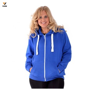 Sweat à capuche zippé imprimé de haute qualité avec broderie par sublimation Logo personnalisé Sweats à capuche à fermeture éclair en coton lourd 100% - Product Image 6